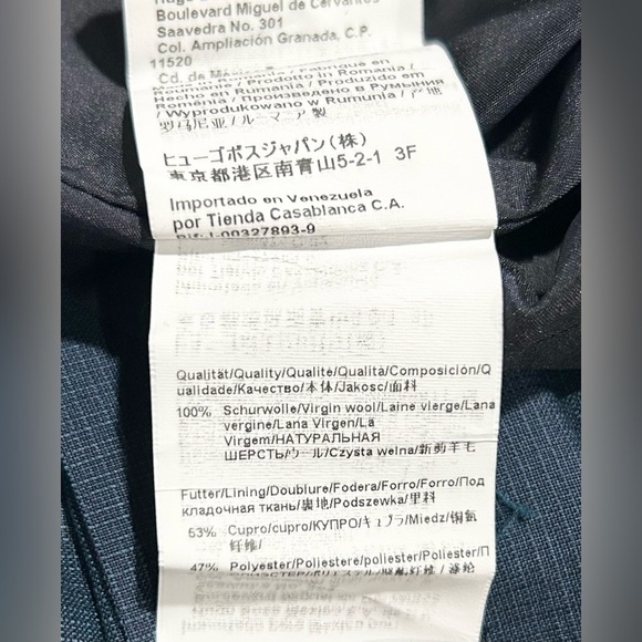 BOSS Dathea Minidessin Wool Sheath Dress Navy Fantasy 12 - Picture 12 of 12